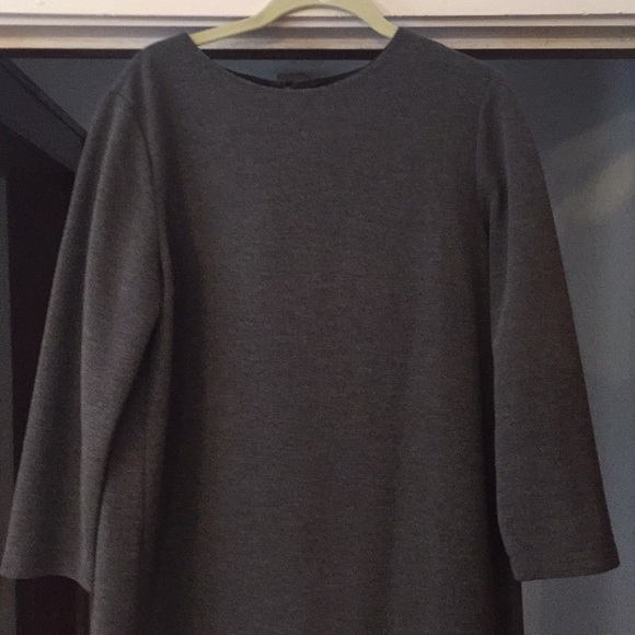 Uniqlo 3/4 length sleeve dress gray size L - Picture 2 of 4